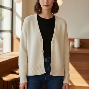 Zara Cream Women's Cardigan